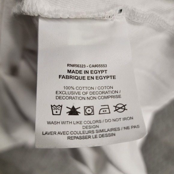 Nike Tee Kids Size XL AR5249-100 "Just Do It" Black White W/ Red Swoosh Womens - Picture 3 of 10